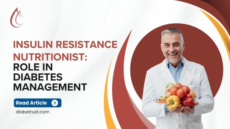 Insulin Resistance Nutritionist Explaining Diabetic Patient about fruits and vegetables