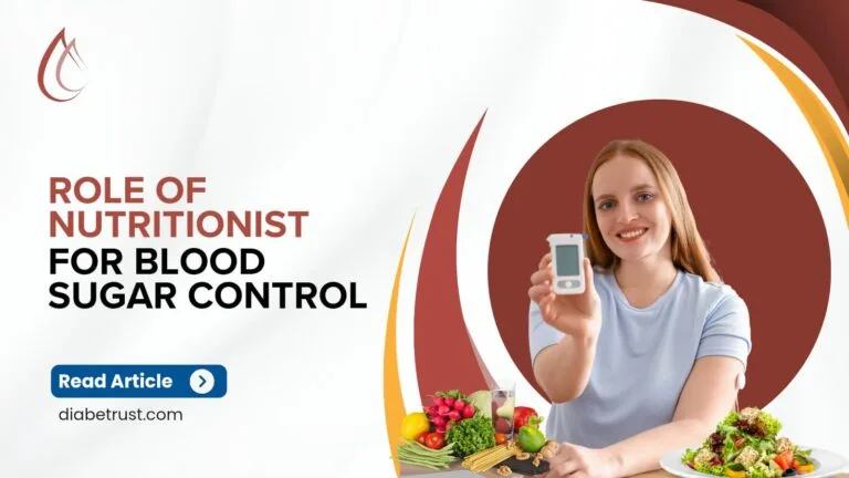Role of nutritionist for blood sugar control