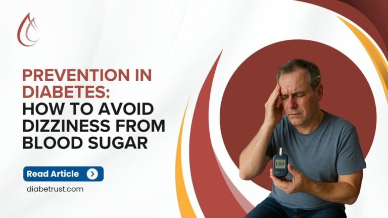 how to avoid dizziness in diabetes