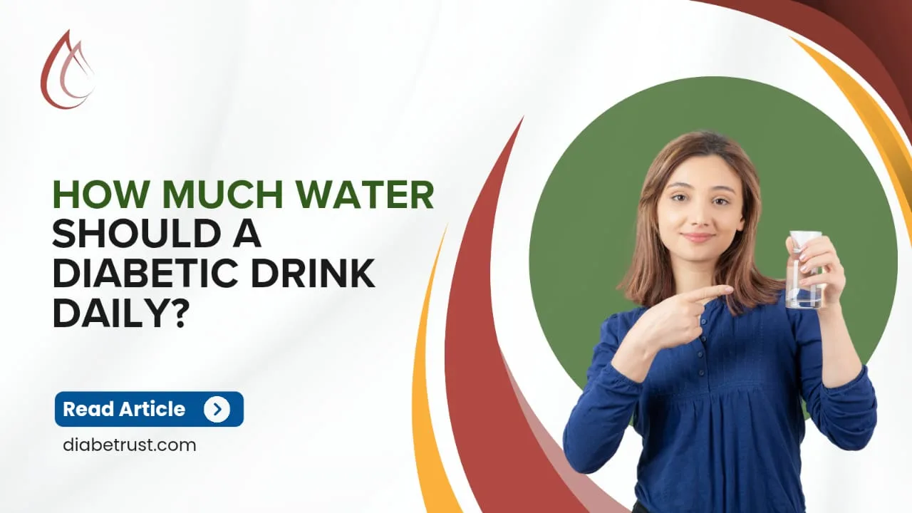 diabetes and water: how much should a diabetic drink daily